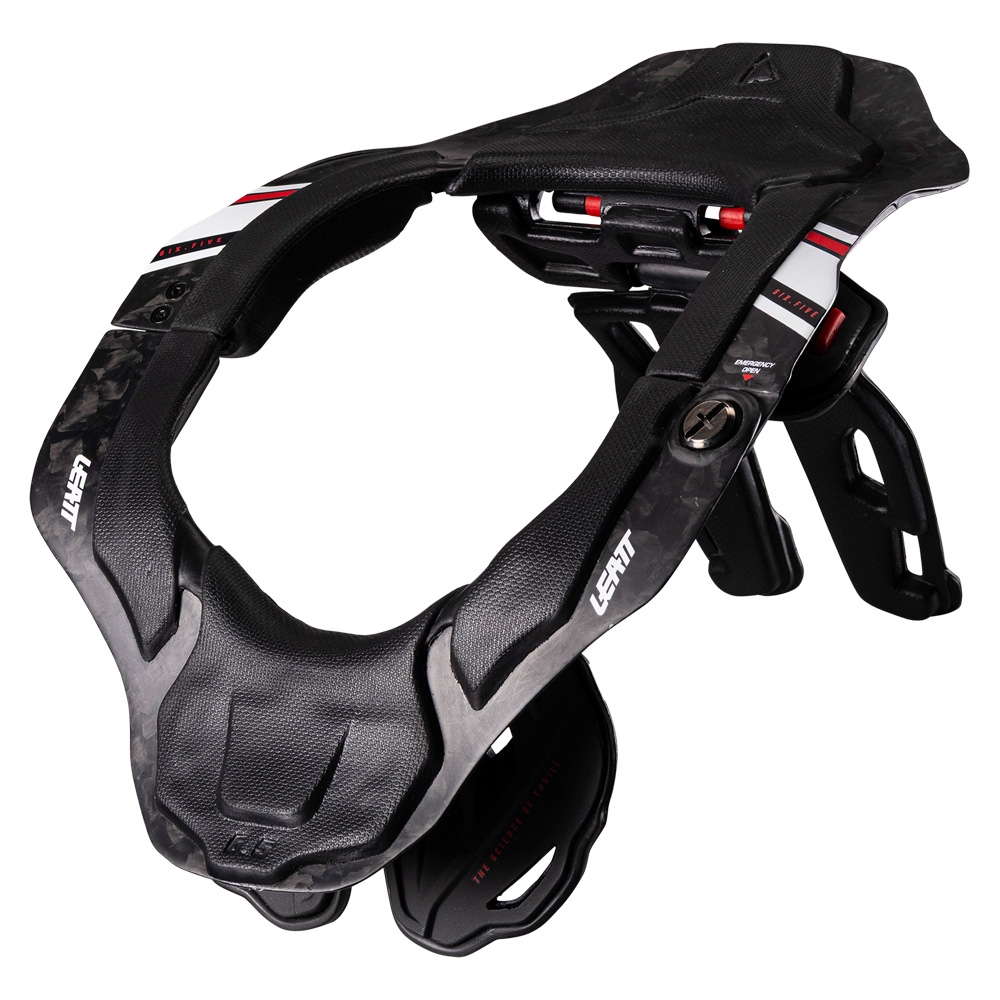 NECK BRACE MOTO 6.5 LARGE/X-LARGE CARBON BLACK/WHITE